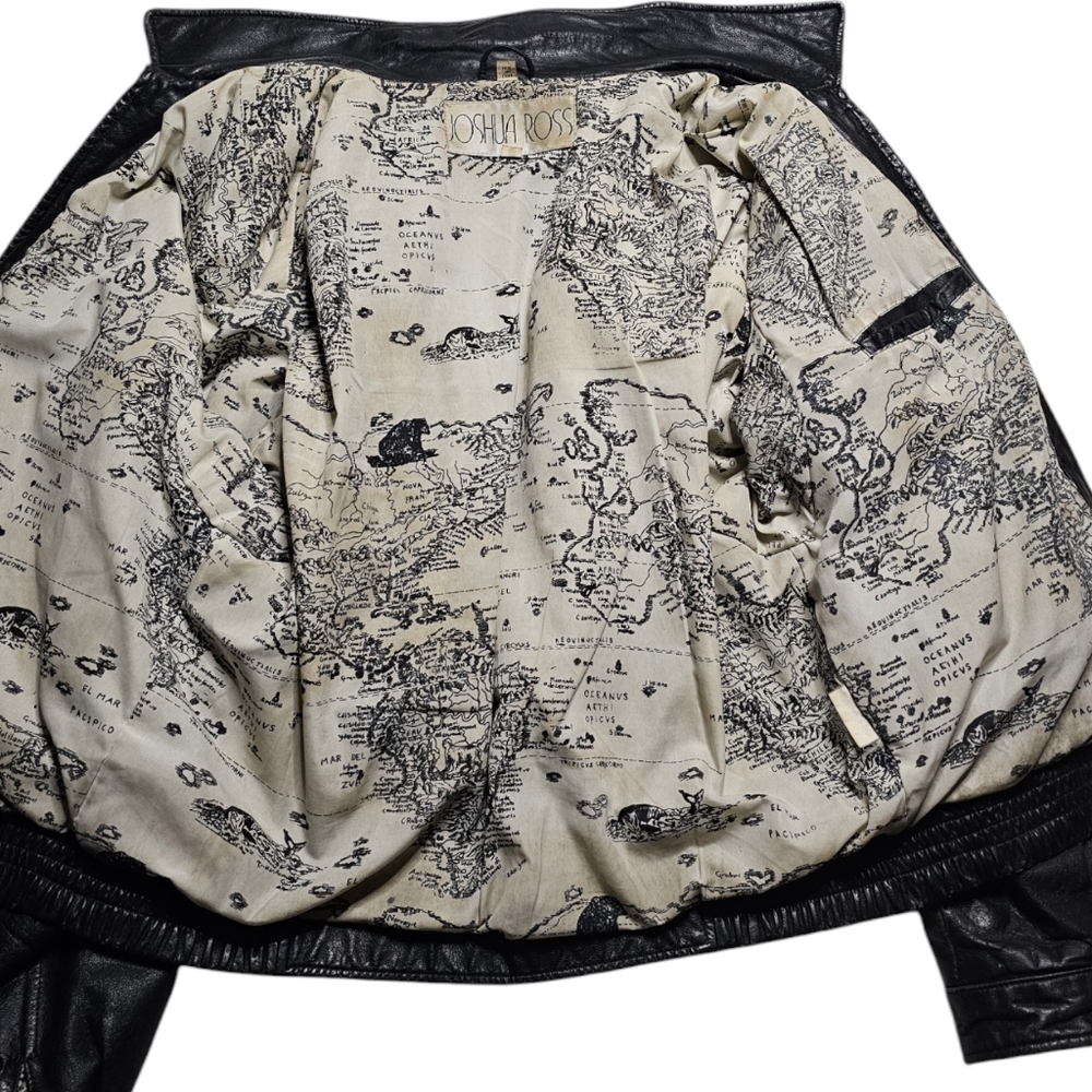 Joshua Ross Leather Jacket M View 4